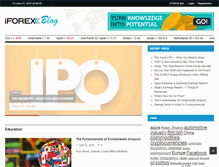 Tablet Screenshot of iforexblog.com